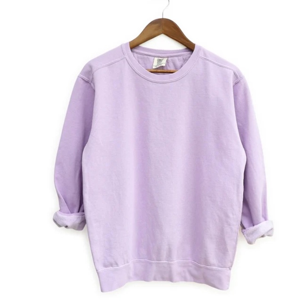 Comfort Colors Oversized Crewneck Sweater - Color: ORCHID